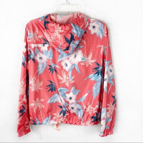[AEO] Floral Windbreaker Zip Up Jacket - Picture 3 of 3